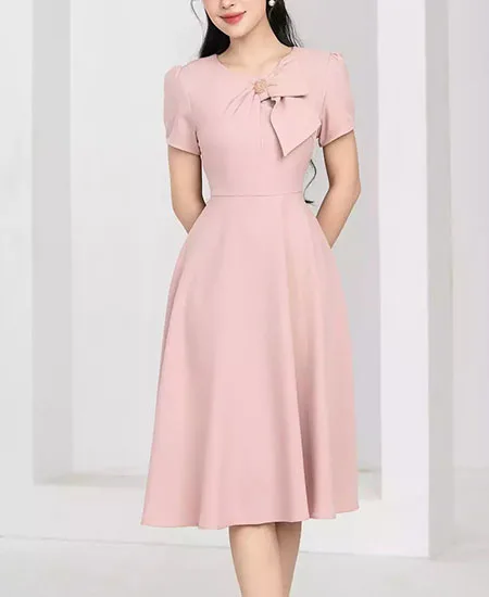 Đầm đồng phục công sở hiện đại
