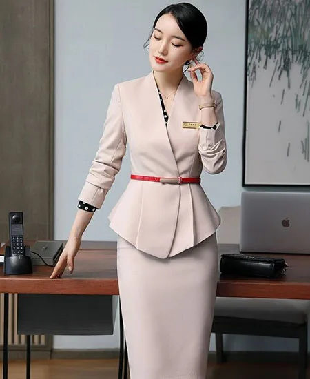 đồng phục lễ tân khách sạn trang nhã