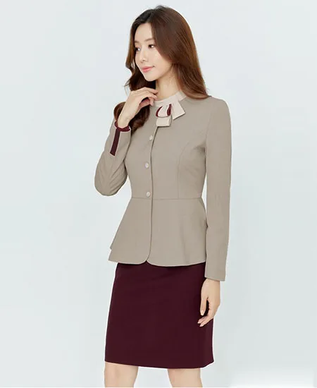 mẫu đồng phục lễ tân hàn quốc
